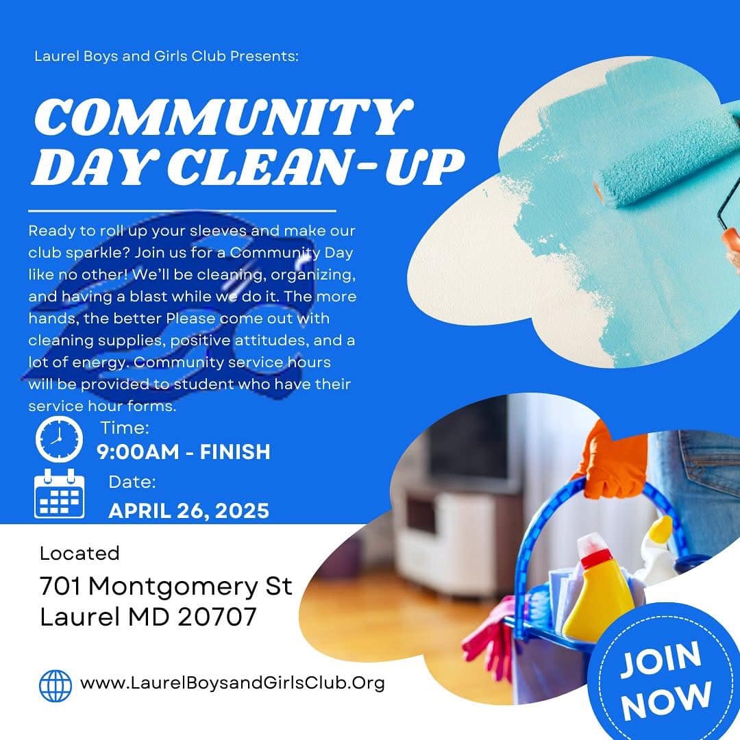 Volunteers gathering for a community cleanup event