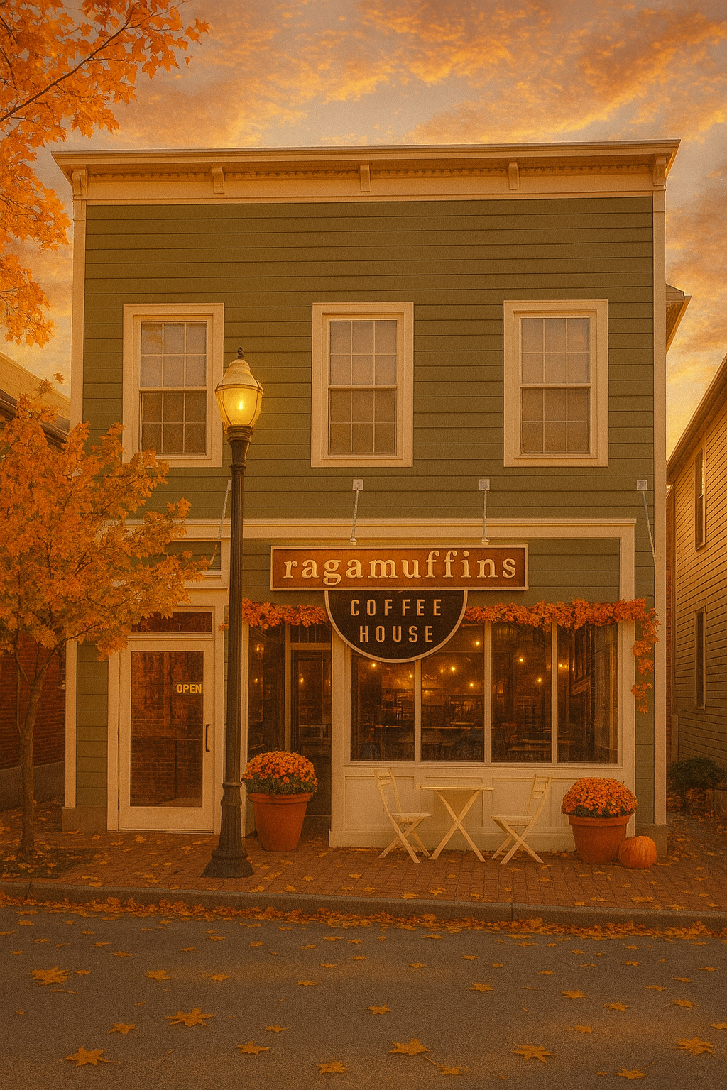 Local coffee shop Ragamuffins in Laurel Maryland