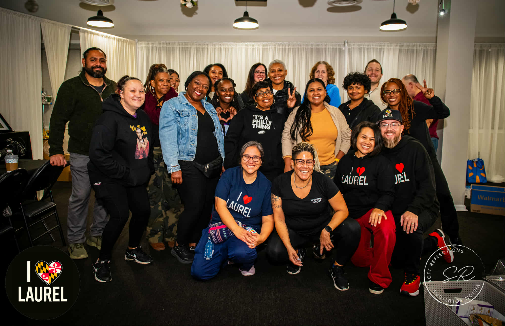 Volunteers delivering Laurel Blessing Baskets 2025
